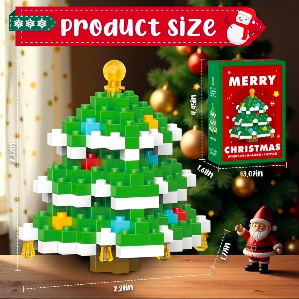 LELEBROTHER Festive Building Blocks Set (6 SETS) - Picture 9 of 13